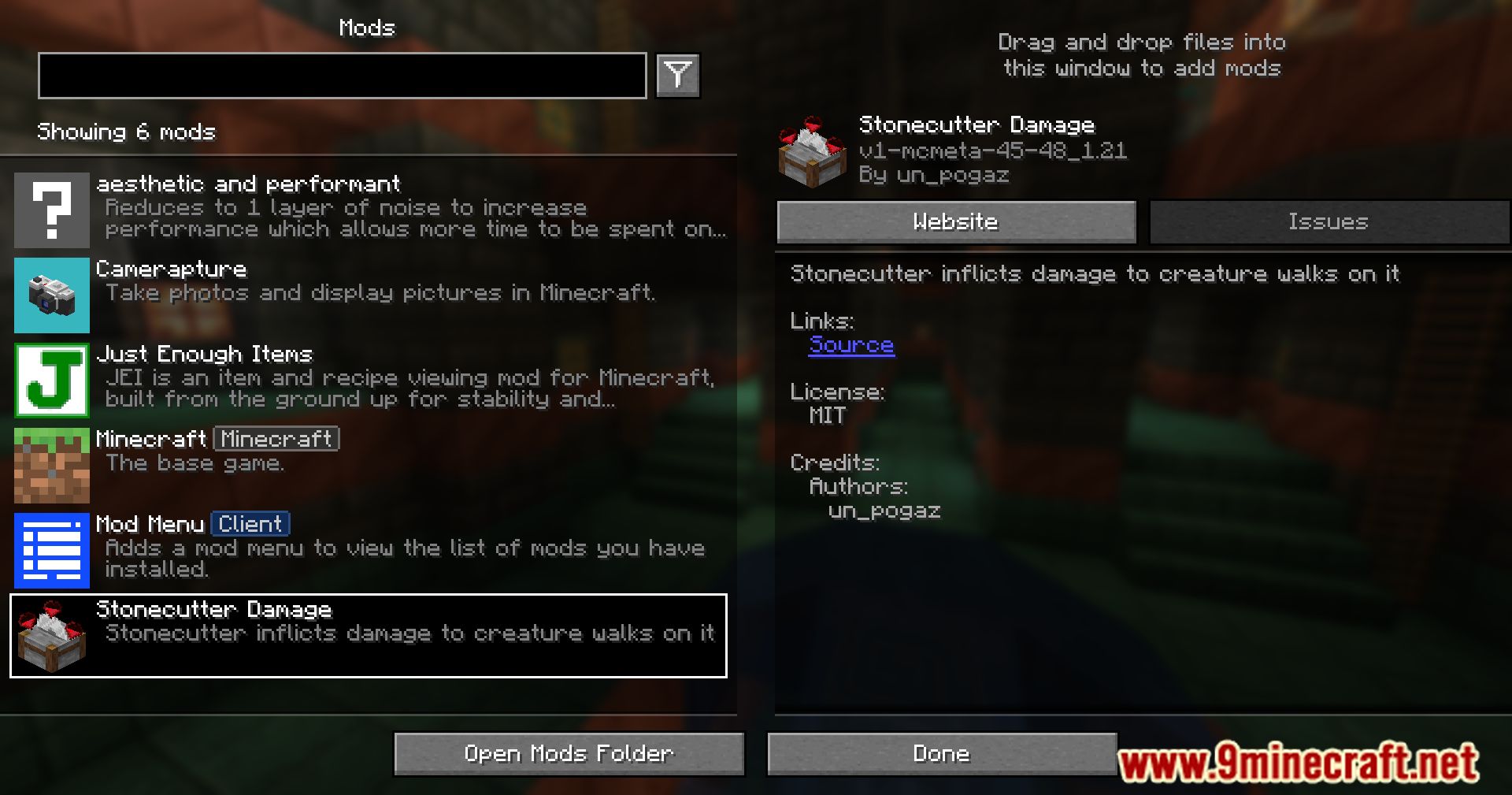 Stonecutter Damage Mod (1.21.1, 1.20.1) - Make Stonecutters Dangerous 2