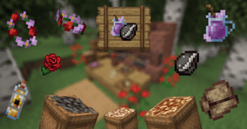 Sunflower Delight Addon (1.21) – MCPE/Bedrock Mod Thumbnail