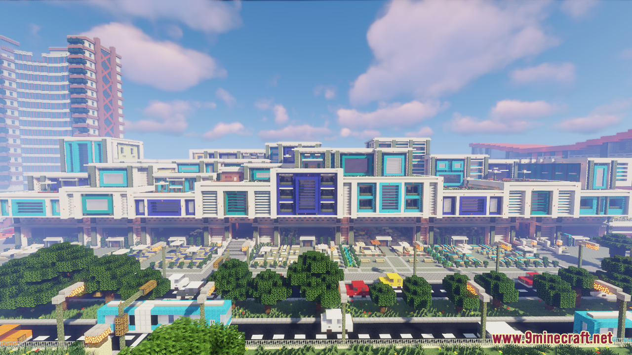 Symount City Map (1.21.1, 1.20.1) - Modern Metropolis 4