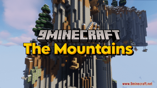 The Mountains Map (1.21.1, 1.20.1) – Conquer the Peaks Thumbnail