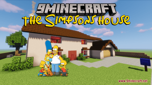 The Simpsons House Map (1.21.1, 1.20.1) – A Faithful Recreation Thumbnail