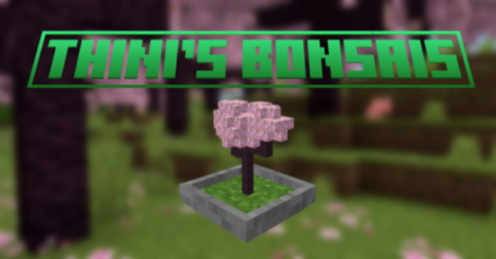 Thini's Bonsais Addon (1.21) - MCPE/Bedrock Mod 1