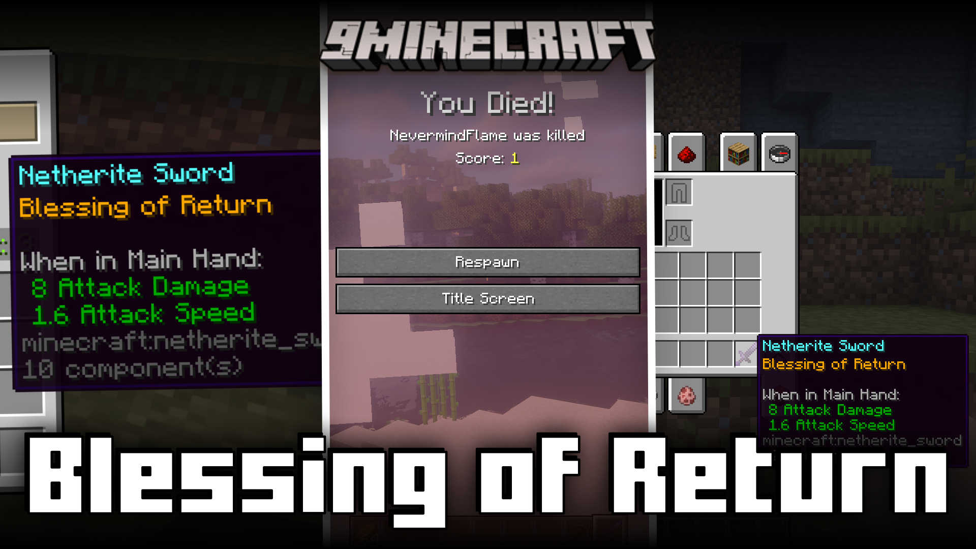 Blessing Of Return Mod (1.21.1, 1.21) - Retain Items Upon Death 1