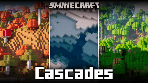 Cascades Mod (1.21.1, 1.20.1) – Better Terrain Generation & New Biomes Thumbnail