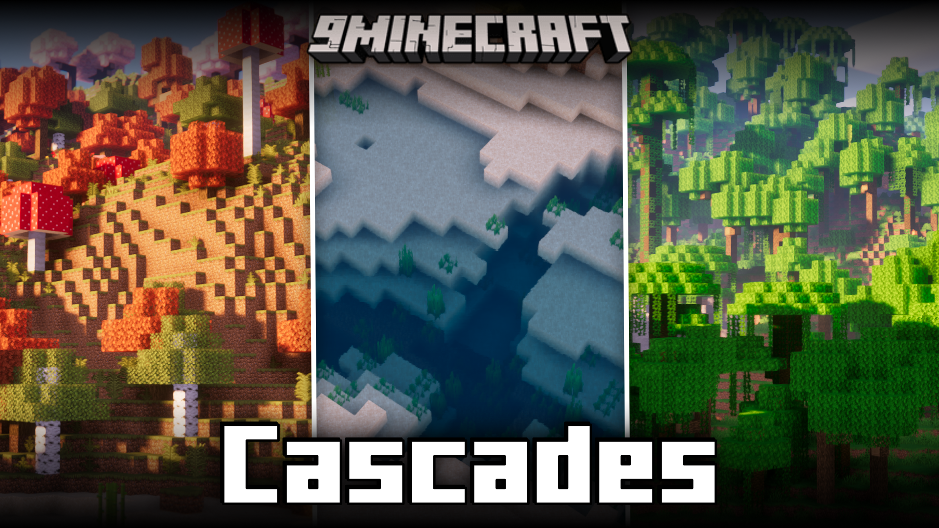 Cascades Mod (1.21.1, 1.20.1) - Better Terrain Generation & New Biomes 1