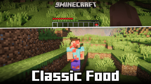 Classic Food Mod (1.21.1, 1.20.1) – Brings Back The Old Food For Health System Thumbnail