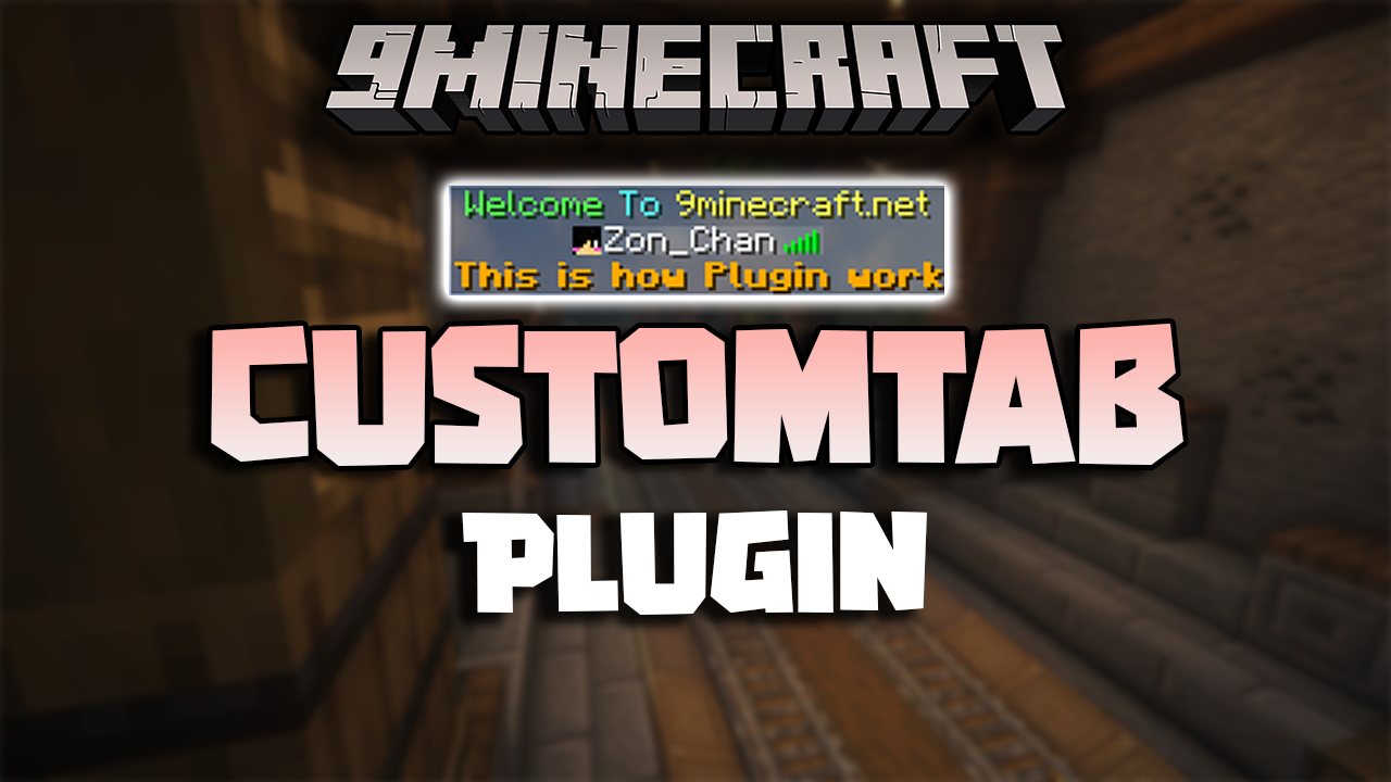 CustomTab Plugin (1.12.2, 1.8.9) - Customize Your Tablist By Adding Colorful Header And Footer 1