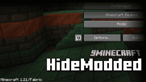 Hide Modded Mod (1.21.1, 1.20.1) – Hides The (Modded) In Main Menu Thumbnail