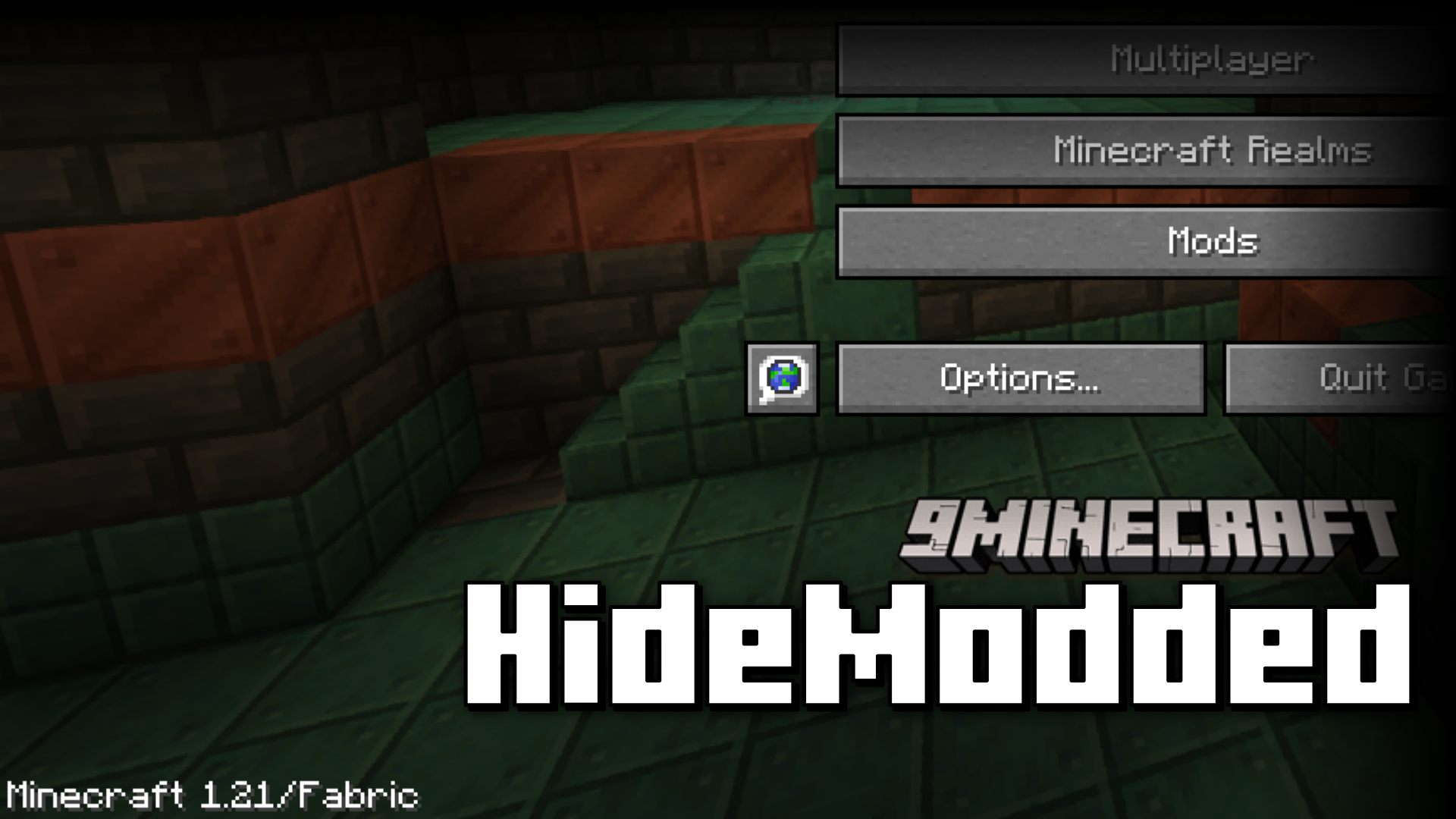 Hide Modded Mod (1.21.1, 1.20.1) - Hides The (Modded) In Main Menu 1