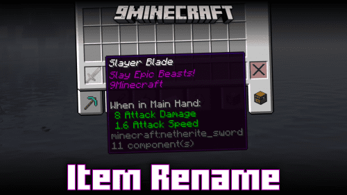 Item Rename Mod (1.21.1, 1.21) – Edit Item Tooltips Thumbnail