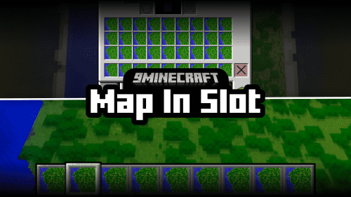 Map In Slot Mod (1.21.1, 1.20.1) – Render Maps In Inventory Slots Thumbnail