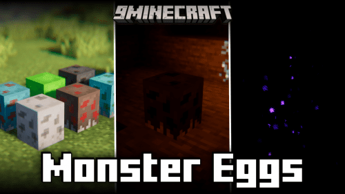 Monster Eggs Mod (1.21.1, 1.20.1) – Cave Eggs That Release Monsters Thumbnail