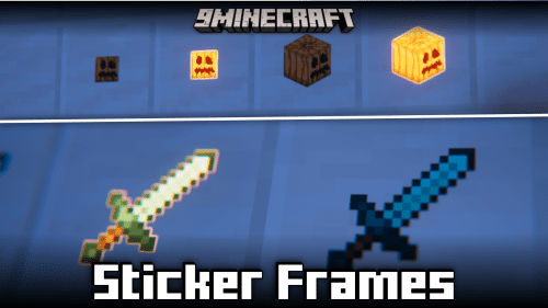 Sticker Frames Mod (1.21.1, 1.20.1) – Two New Item Frame Features Thumbnail