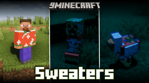 Sweaters Mod (1.21.1, 1.20.1) – Spawns Mobs Wearing Sweaters Thumbnail