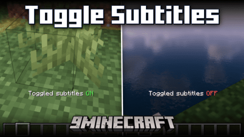 Toggle Subtitles Mod (1.21.1, 1.20.1) – Turn Subtitles ON/OFF Using Keybinds Thumbnail