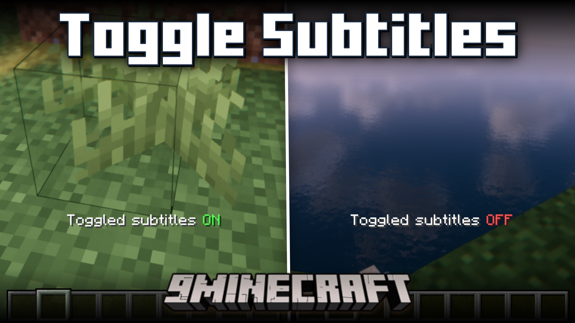 Toggle Subtitles Mod (1.21.1, 1.20.1) - Turn Subtitles ON/OFF Using Keybinds 1