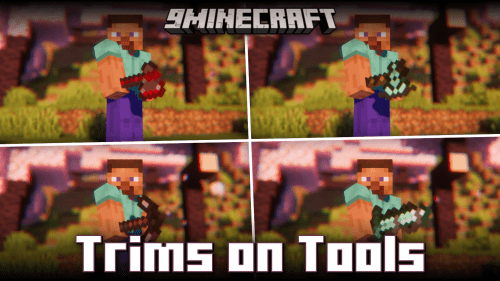 Trims On Tools Mod (1.21.1, 1.20.1) – Add Trims Onto Tools & Weapons Thumbnail