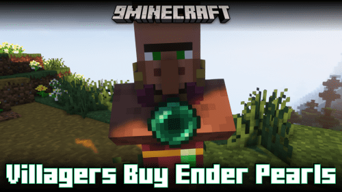 Villagers Buy Ender Pearls Mod (1.21.1, 1.21) – Clerics Trade Ender Pearls Thumbnail