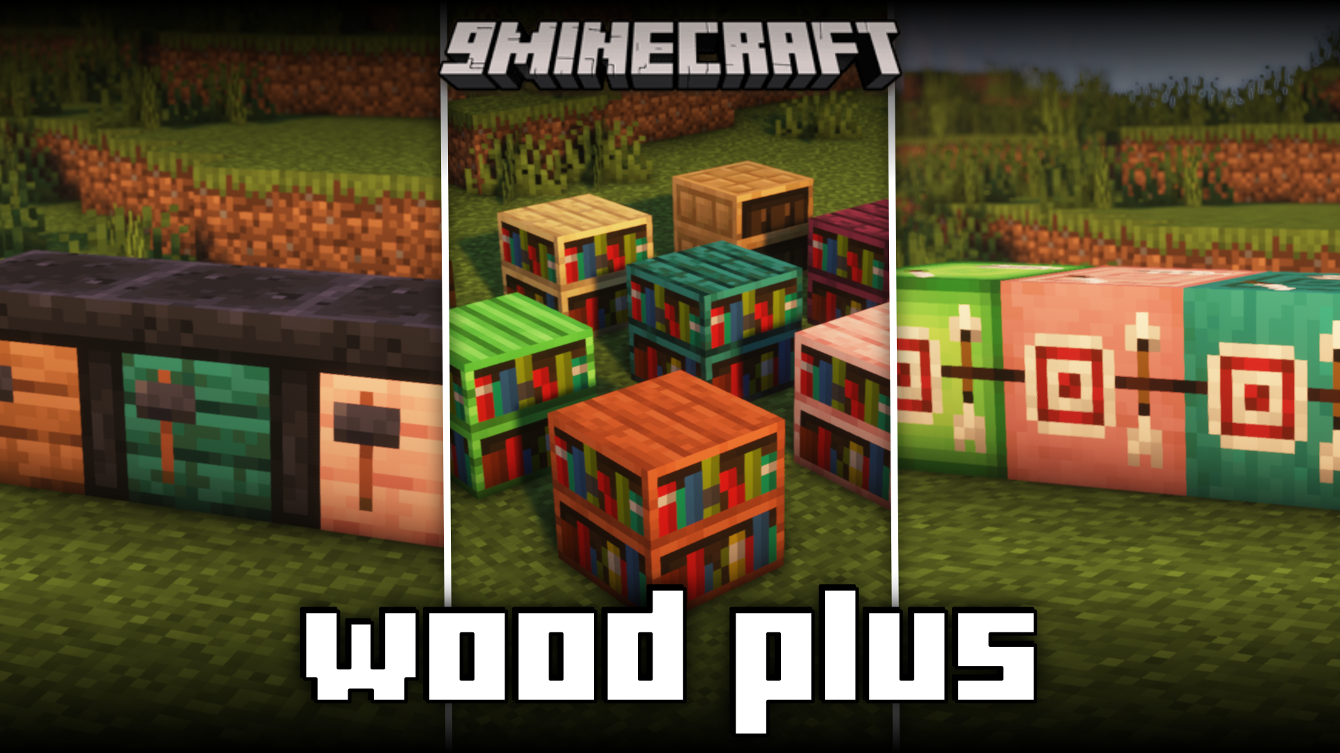 Wood Plus Mod (1.21.1) - Wood Variations For Wooden Items 1