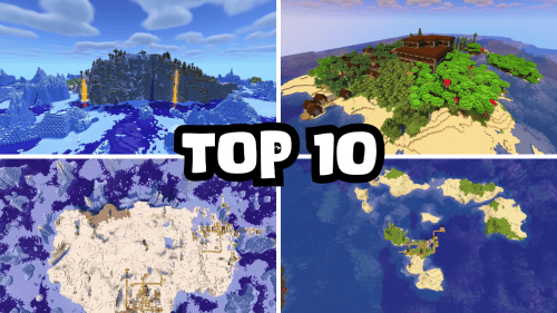 Top 10 Best Island Seeds For Minecraft (1.21.3, 1.21.1) – Java/Bedrock Edition Thumbnail