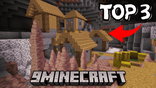 Top 3 Best Village Seeds For Minecraft (1.21.4, 1.21.1) – Java Edition Thumbnail