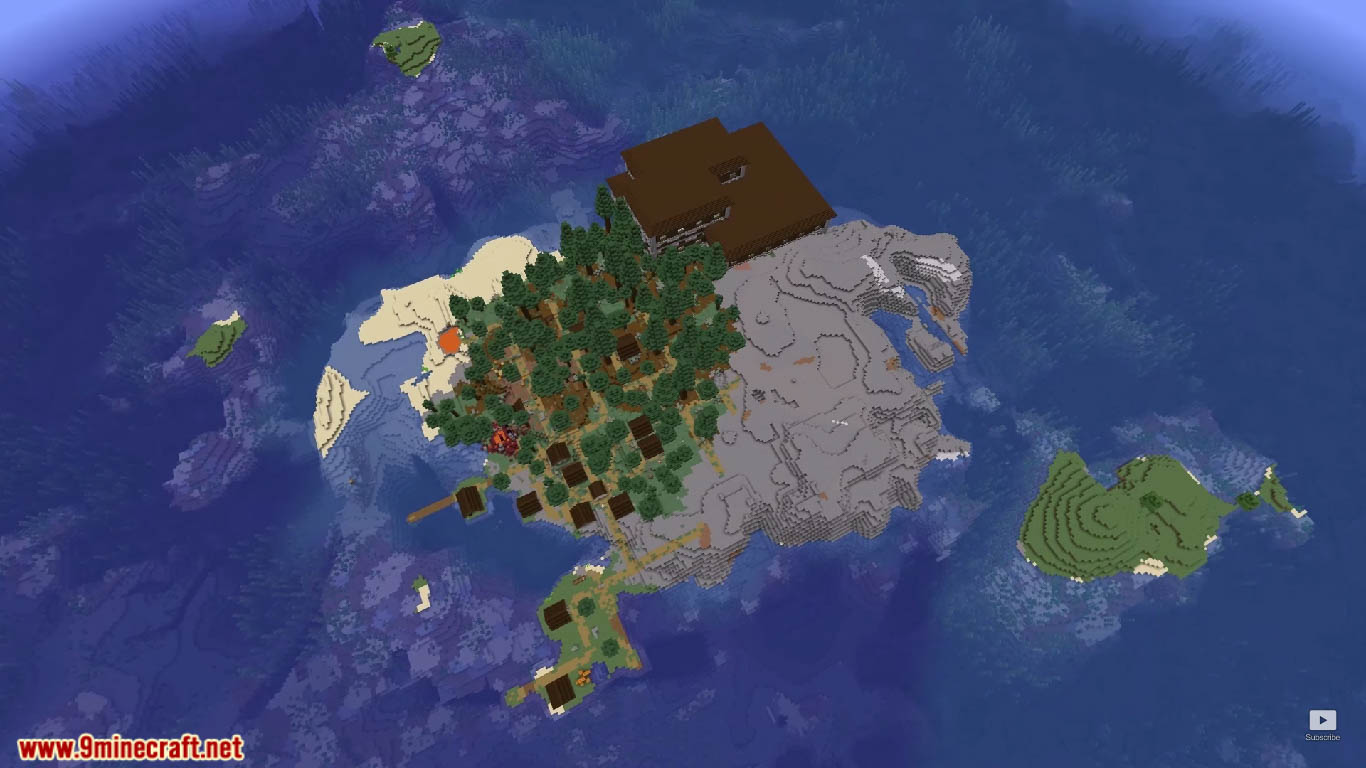 Top 3 Great Village Island Seeds For Minecraft (1.21.4, 1.21.1) - Java/Bedrock Edition 11