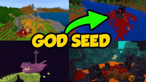 Top 3 Insane God Seeds For Minecraft (1.21.3, 1.21.1) – Java Edition Thumbnail