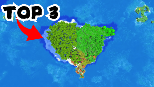 Top 3 Minecraft Island Seeds (1.21.1, 1.21) – Java/Bedrock Edition Thumbnail