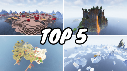 Top 5 Recent Island Minecraft Seeds You Should Try (1.21.4, 1.21.1) – Java/Bedrock Edition Thumbnail