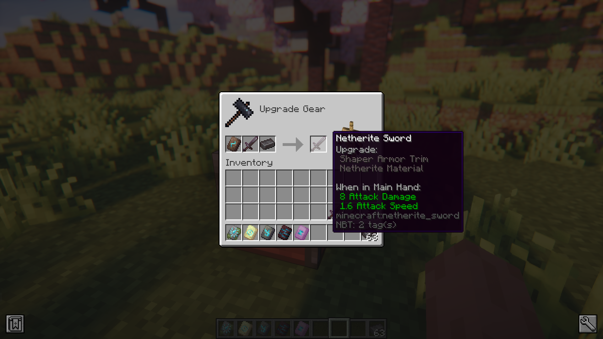 Trims On Tools Mod (1.21.1, 1.20.1) - Add Trims Onto Tools & Weapons 3