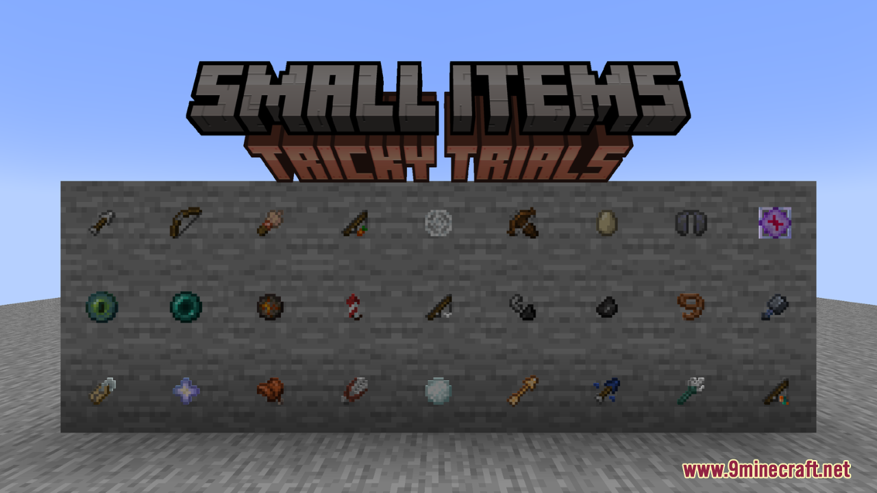 Truly Small Items Resource Pack (1.21.3, 1.20.1) - Texture Pack 1