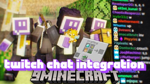 Twitch Chat Integration Mod (1.16.5, 1.12.2) – Bringing Twitch Chat to Minecraft Thumbnail