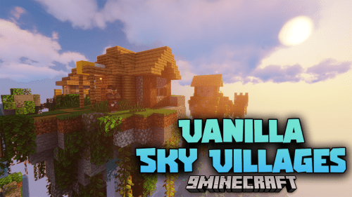 Vanilla Sky Villages Mod (1.21.1, 1.20.1) – Take Your Base To The Skies Thumbnail