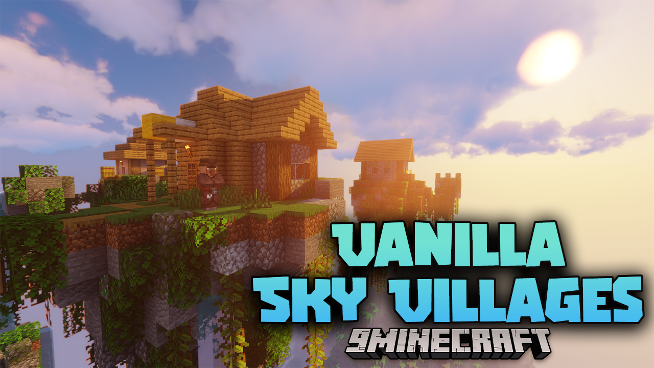 Vanilla Sky Villages Mod (1.21.1, 1.20.1) - Take Your Base To The Skies 1