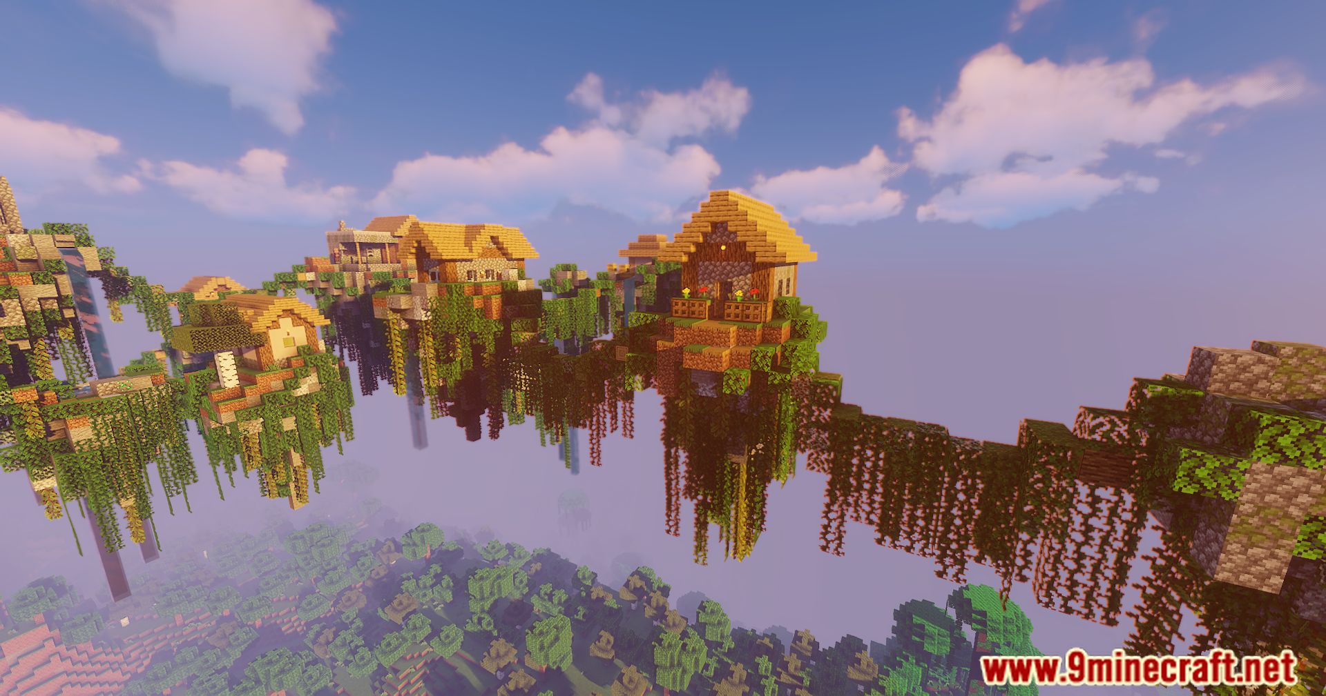 Vanilla Sky Villages Mod (1.21.1, 1.20.1) - Take Your Base To The Skies 5