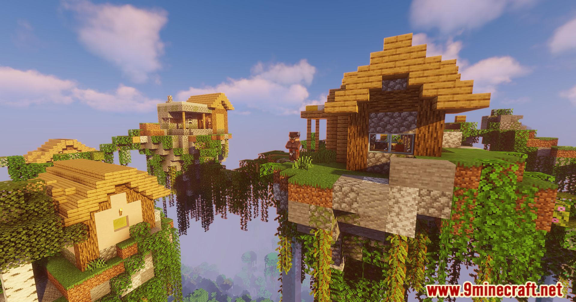 Vanilla Sky Villages Mod (1.21.1, 1.20.1) - Take Your Base To The Skies 8