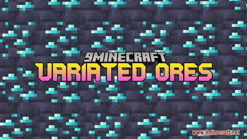 Variated Ores Resource Pack (1.21.1, 1.20.1) – Texture Pack Thumbnail