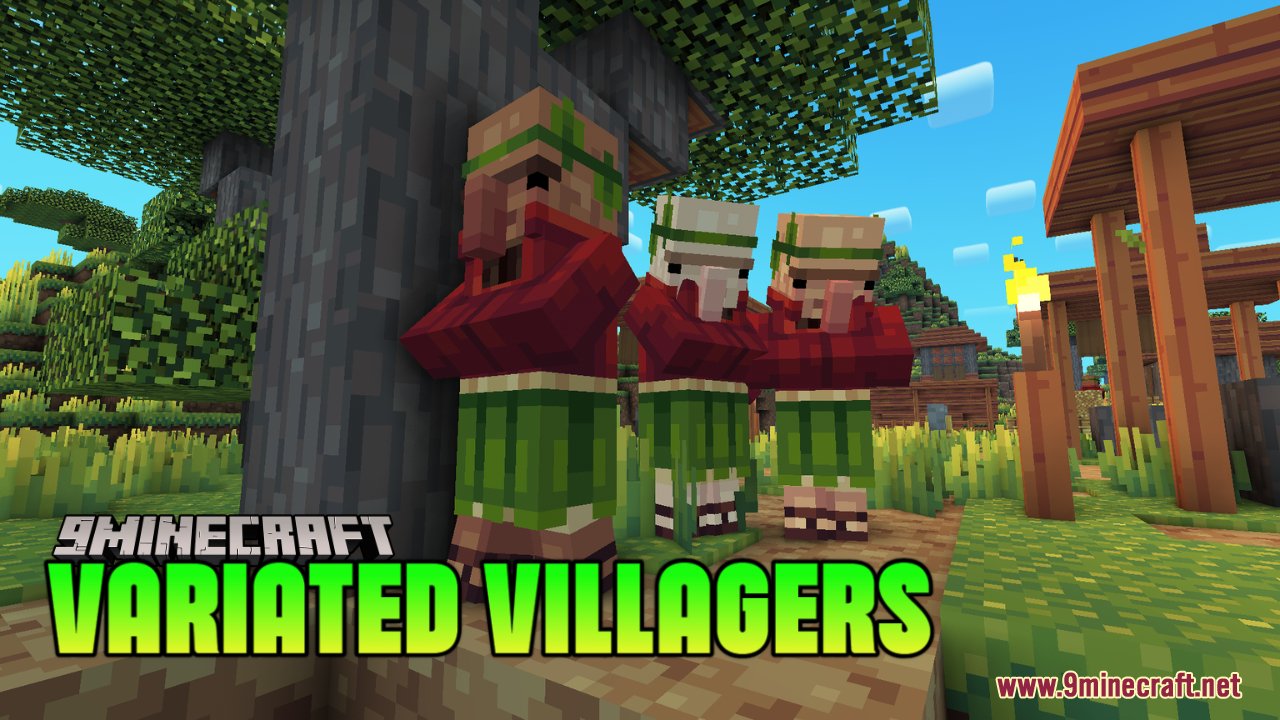 Variated Villagers Resource Pack (1.21.1, 1.20.1) - Texture Pack 1