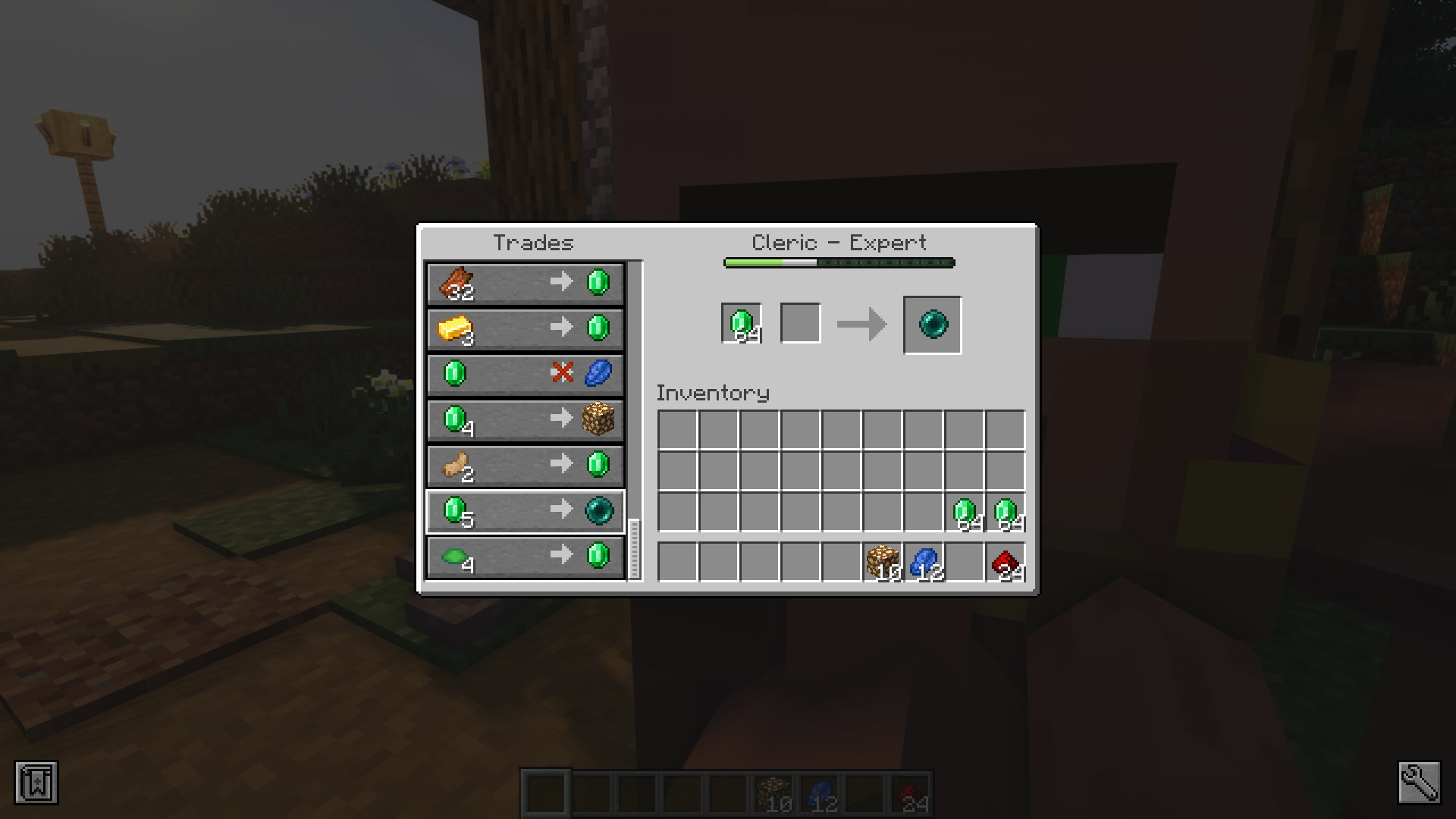 Villagers Buy Ender Pearls Mod (1.21.1, 1.21) - Clerics Trade Ender Pearls 2