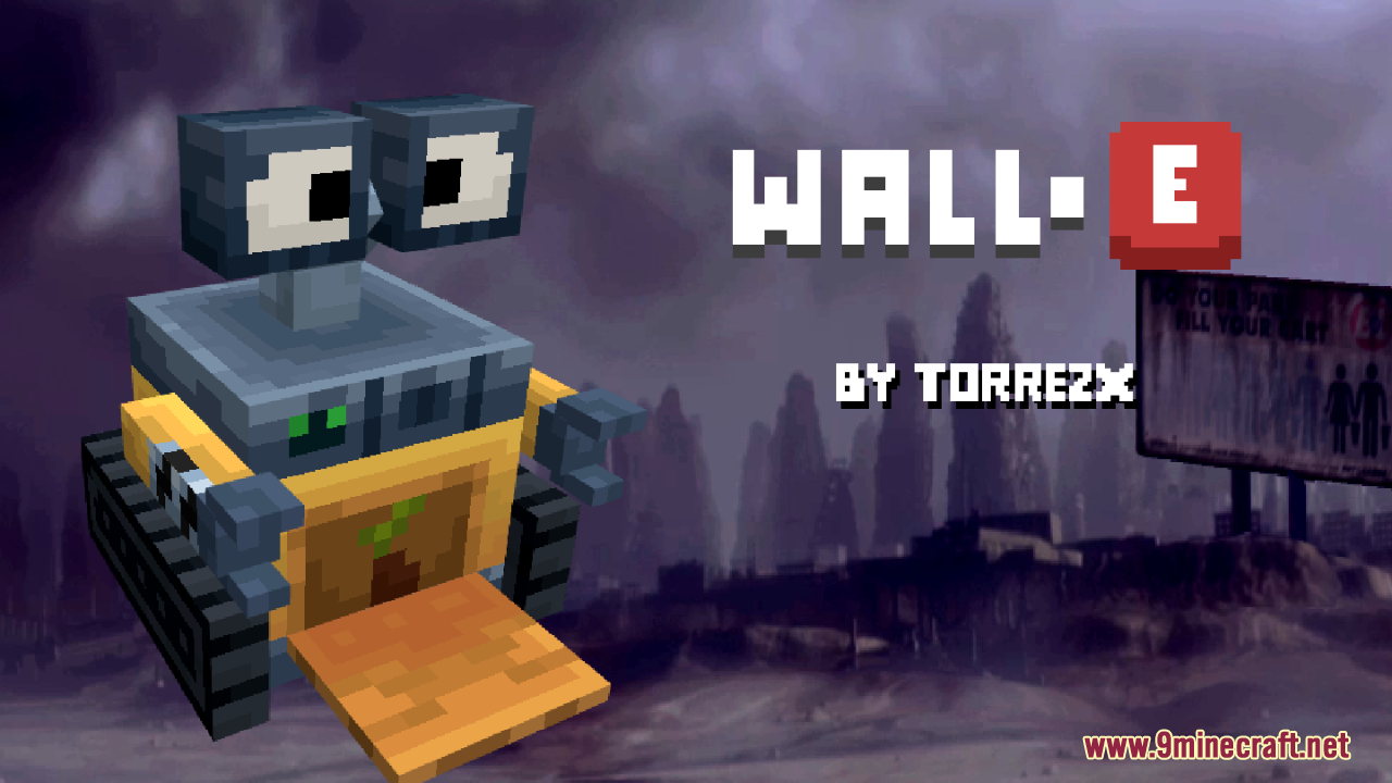 Wall-E Resource Pack (1.21.1, 1.20.1) - Texture Pack 1