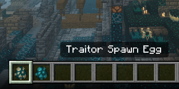 Warden & Traitor Addon (1.21, 1.20) - MCPE/Bedrock Mod 5