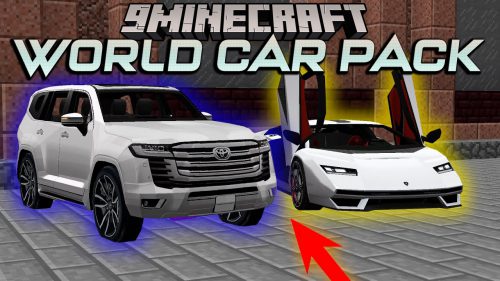 World Car Pack Mod (1.12.2) – High-Quality Cars Thumbnail