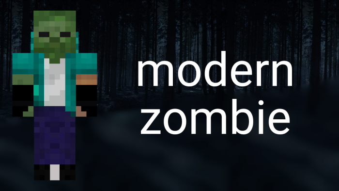 Zombie Apocalypse Addon (1.21, 1.20) - MCPE/Bedrock Mod 2