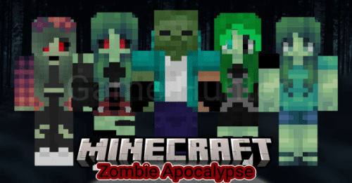 Zombie Apocalypse Addon (1.21, 1.20) – MCPE/Bedrock Mod Thumbnail