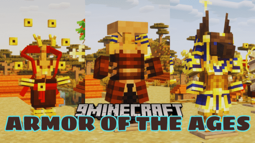 Armor of the Ages Mod (1.21.1, 1.20.1) – 3D Animated Armor Sets Thumbnail