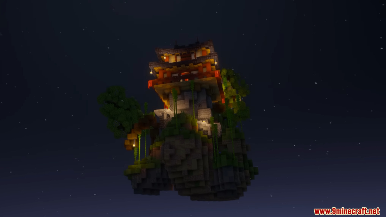 Chinese Flying Tower Mod (1.21.1, 1.20.1) - Floating Island 7