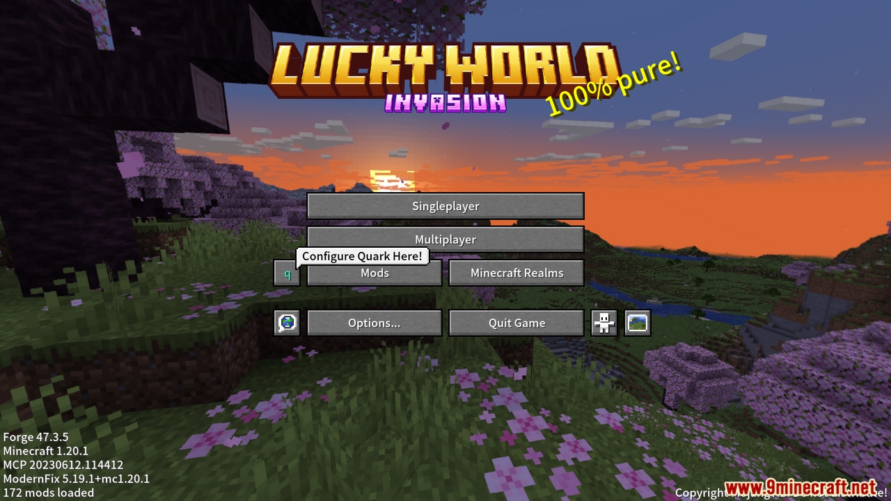 Lucky World Invasion Modpack (1.20.1) - Lucky Blocks in Many Different Forms 2