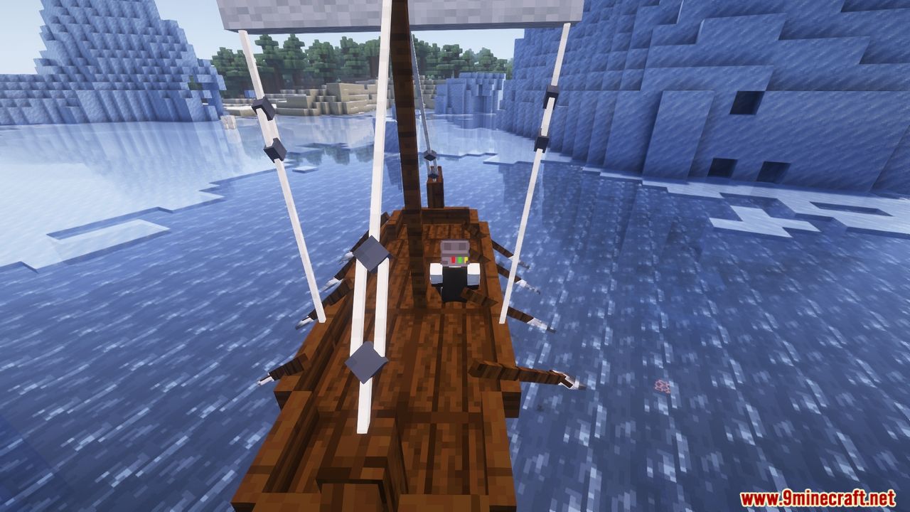 Small Ships Mod (1.21.1, 1.20.1) - Different Types of Ships 8