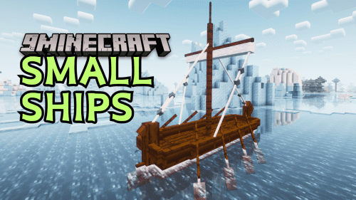 Small Ships Mod (1.21.1, 1.20.1) – Different Types of Ships Thumbnail