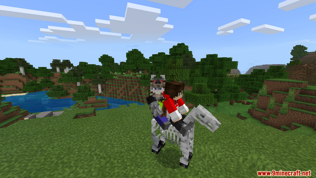 Kaffee's Dual Ride Mod (1.21.1, 1.20.1) - Two Players Ride One Horse 5